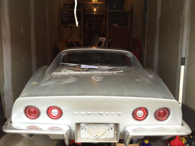1971 Silver Chevrolet Corvette Coupe