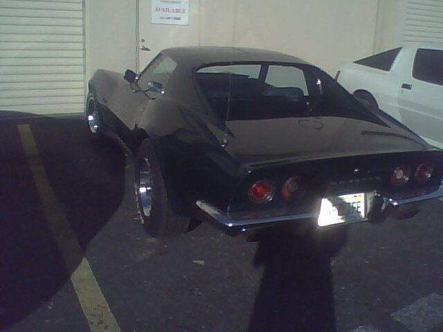 1971 green Chevrolet Corvette Coupe