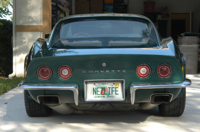 1971 green Chevrolet Corvette Coupe