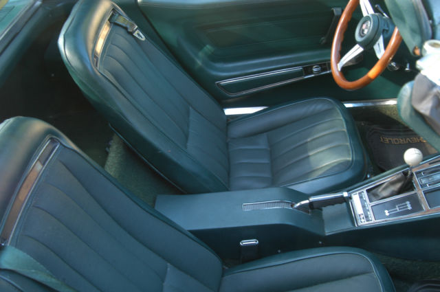 1971 green Chevrolet Corvette Coupe