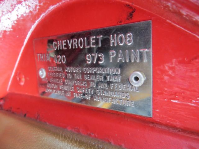 1971 Mille Miglia Chevrolet Corvette Convertible