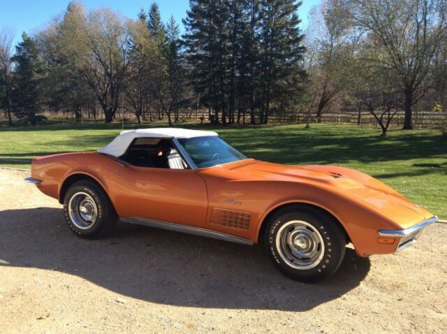 1971 Ontario Orange Chevrolet Corvette