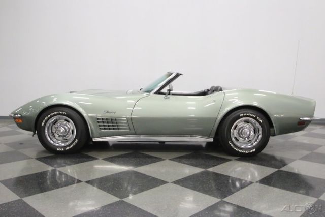1971 Teal Chevrolet Corvette