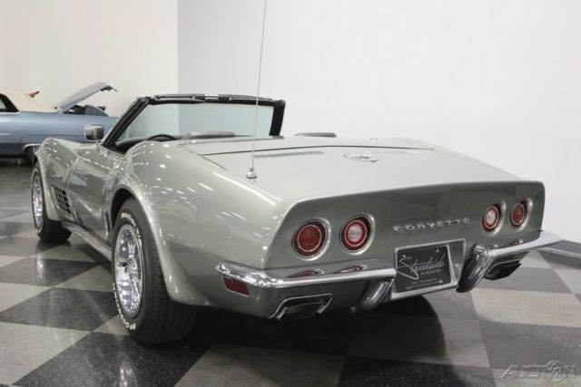 1971 Teal Chevrolet Corvette