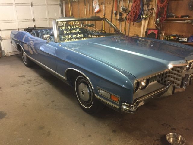 1971 Blue Ford Other Convertible