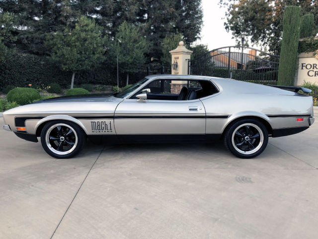 1971 Gray Ford Mustang MACH 1 FASTBACK