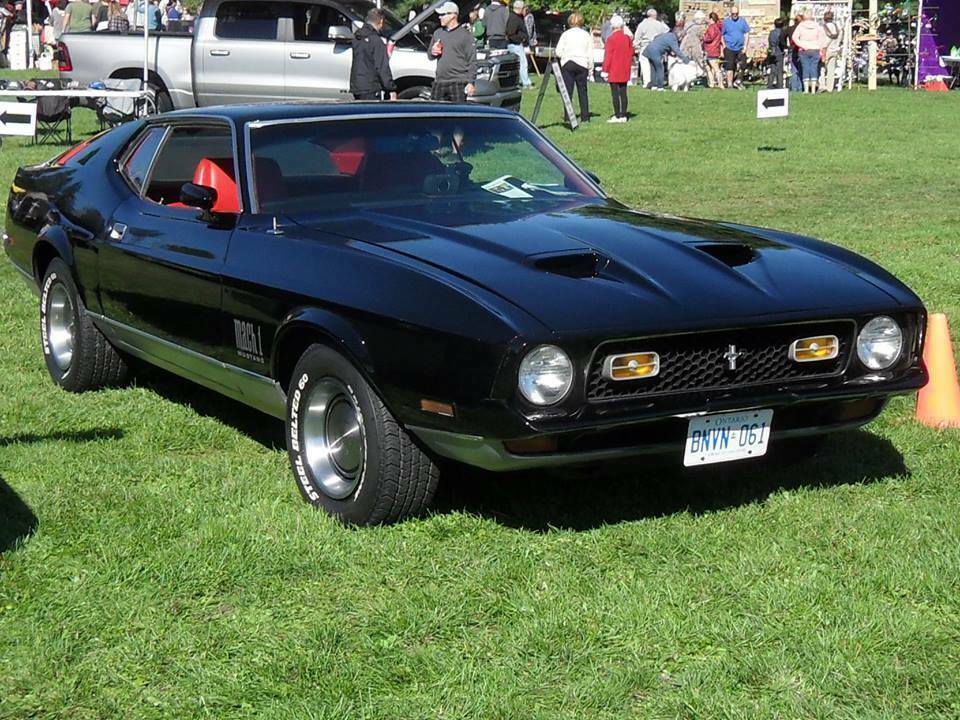 1971 Black Ford Mustang Fastback