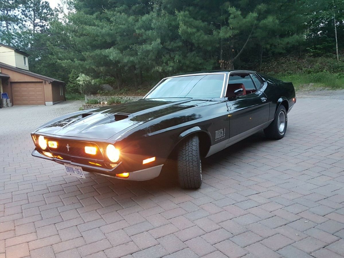 1971 Black Ford Mustang Fastback
