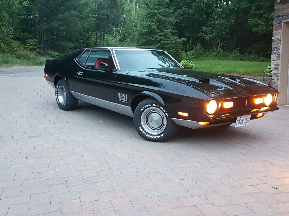 1971 Black Ford Mustang Fastback