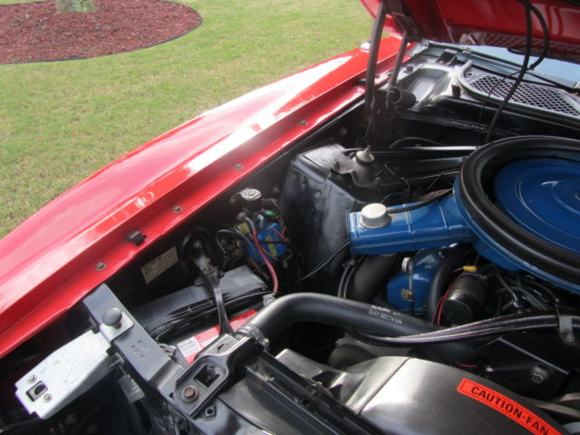 1971 Red Ford Mustang Convertible