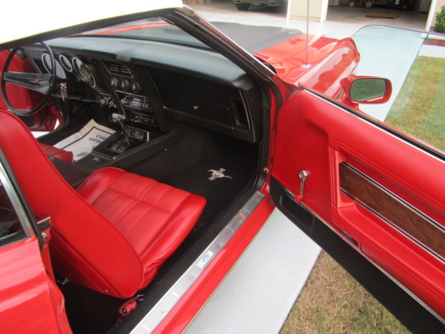 1971 Red Ford Mustang Convertible