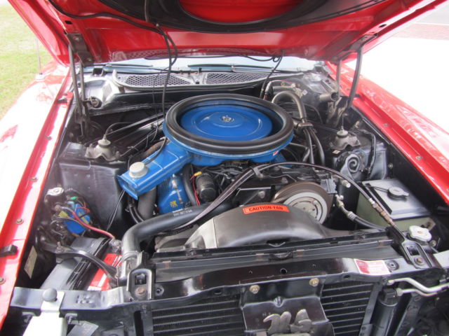 1971 Red Ford Mustang Convertible