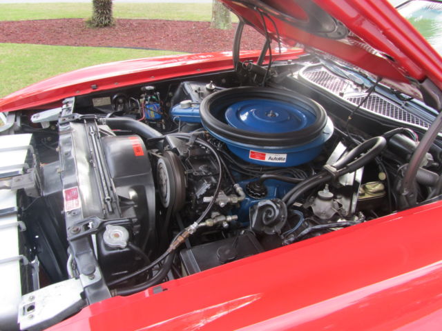 1971 Red Ford Mustang Convertible
