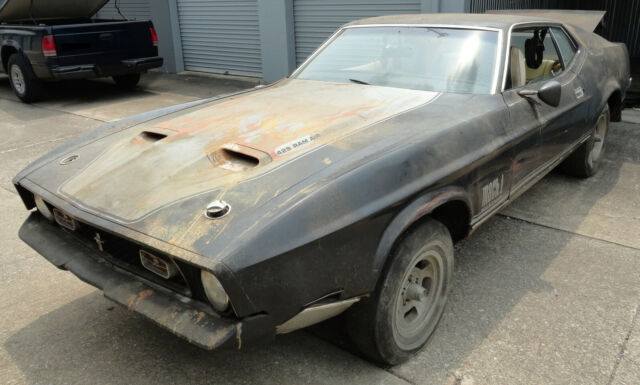1971 Black Ford Mustang Fastback