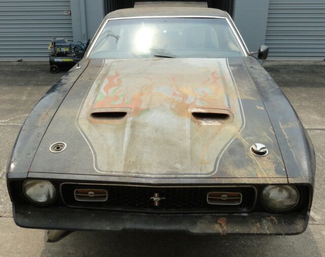 1971 Black Ford Mustang Fastback