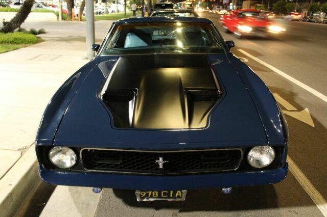 1971 Blue Ford Mustang Fastback