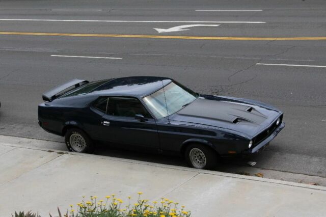 1971 Blue Ford Mustang Fastback