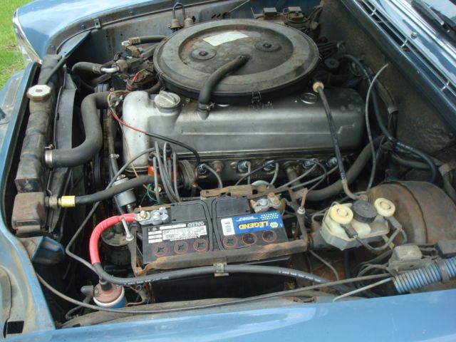 1971 Blue Mercedes-Benz 200-Series Sedan