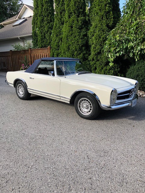 1971 Green Mercedes-Benz SL-Class Convertible