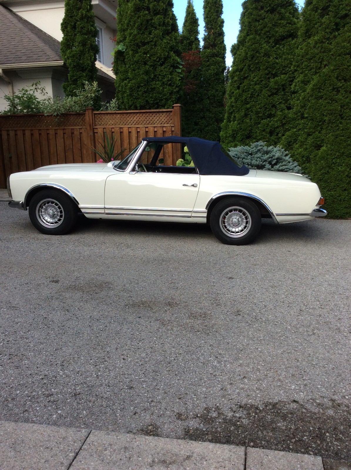 1971 Green Mercedes-Benz SL-Class Convertible