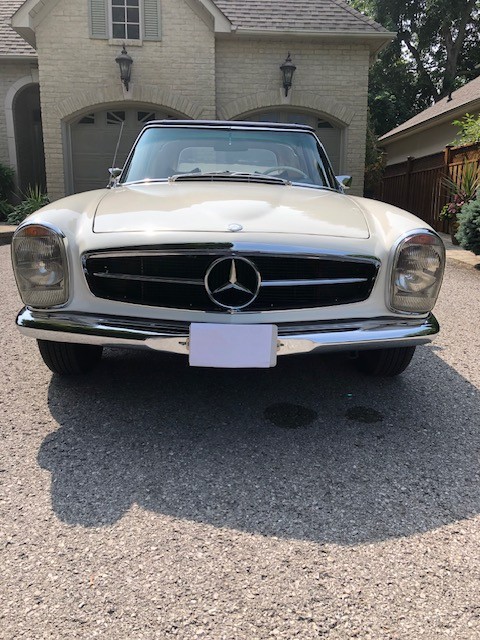 1971 Green Mercedes-Benz SL-Class Convertible