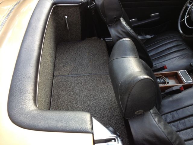 1971 Gold Mercedes-Benz SL-Class convertible/hard top