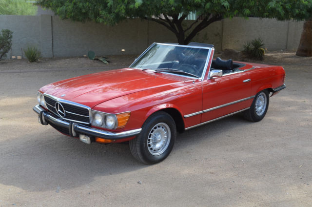 1972 Signal Red (568) Mercedes-Benz SL-Class Roadster