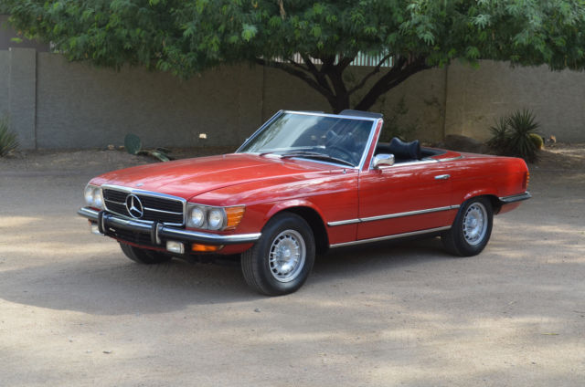 1972 Signal Red (568) Mercedes-Benz SL-Class Roadster