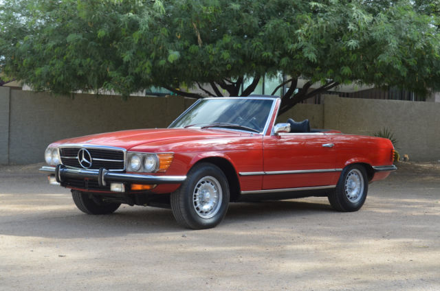 1972 Signal Red (568) Mercedes-Benz SL-Class Roadster