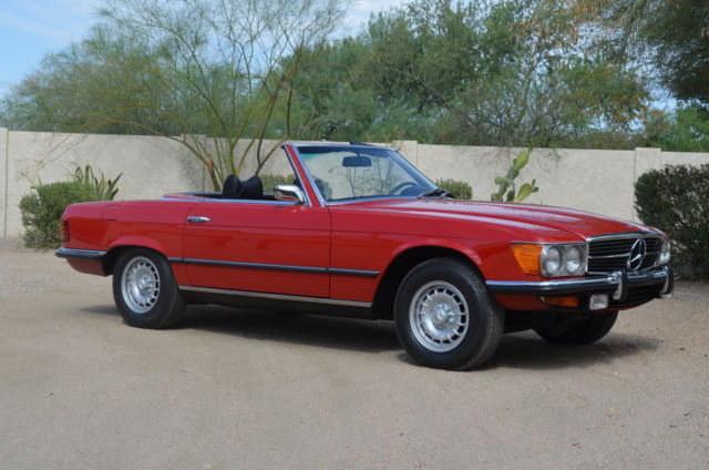 1972 Signal Red (568) Mercedes-Benz SL-Class Roadster
