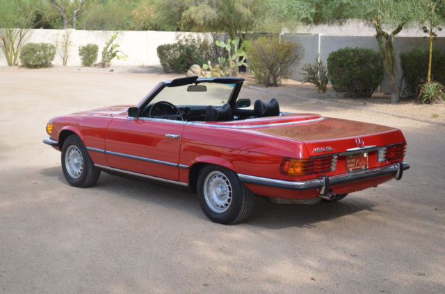 1972 Signal Red (568) Mercedes-Benz SL-Class Roadster