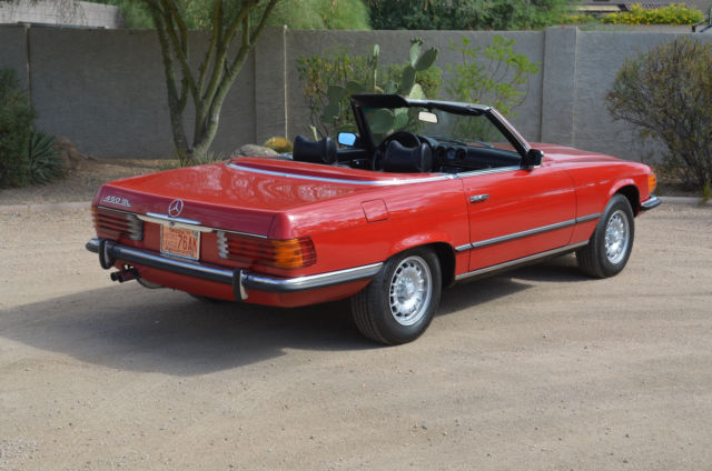 1972 Signal Red (568) Mercedes-Benz SL-Class Roadster