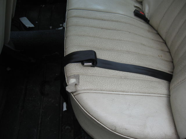 1971 White Mercedes-Benz 200-Series Sedan