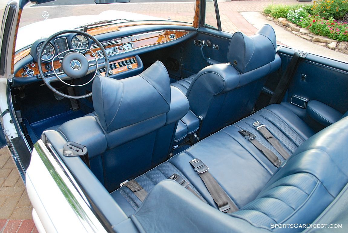 1971 White Mercedes-Benz 200-Series Convertible