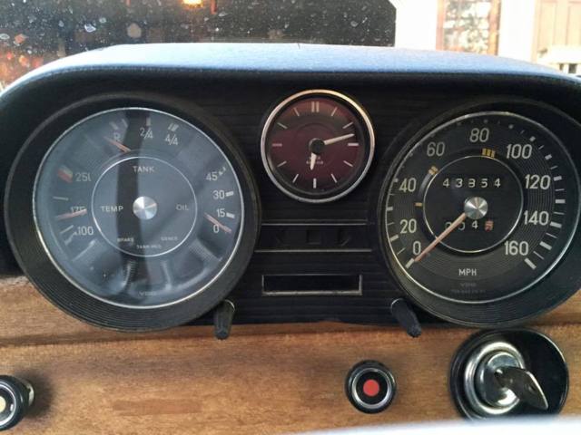 1971 Blue Mercedes-Benz S-Class Sedan