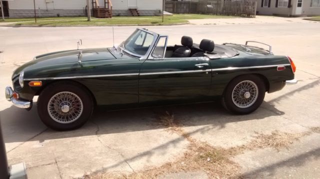 1971 Green MG MGB Convertible
