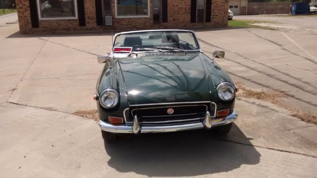 1971 Green MG MGB Convertible