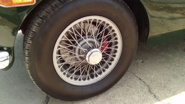 1971 Green MG MGB Convertible