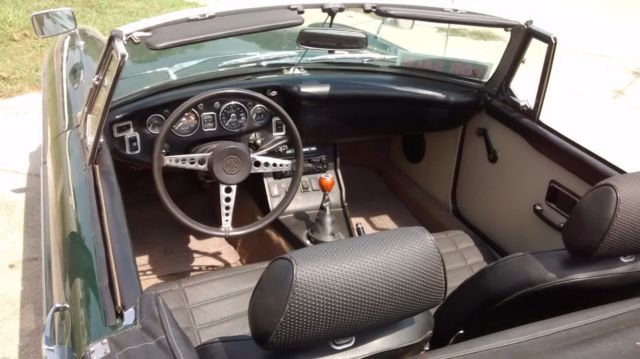 1971 Green MG MGB Convertible