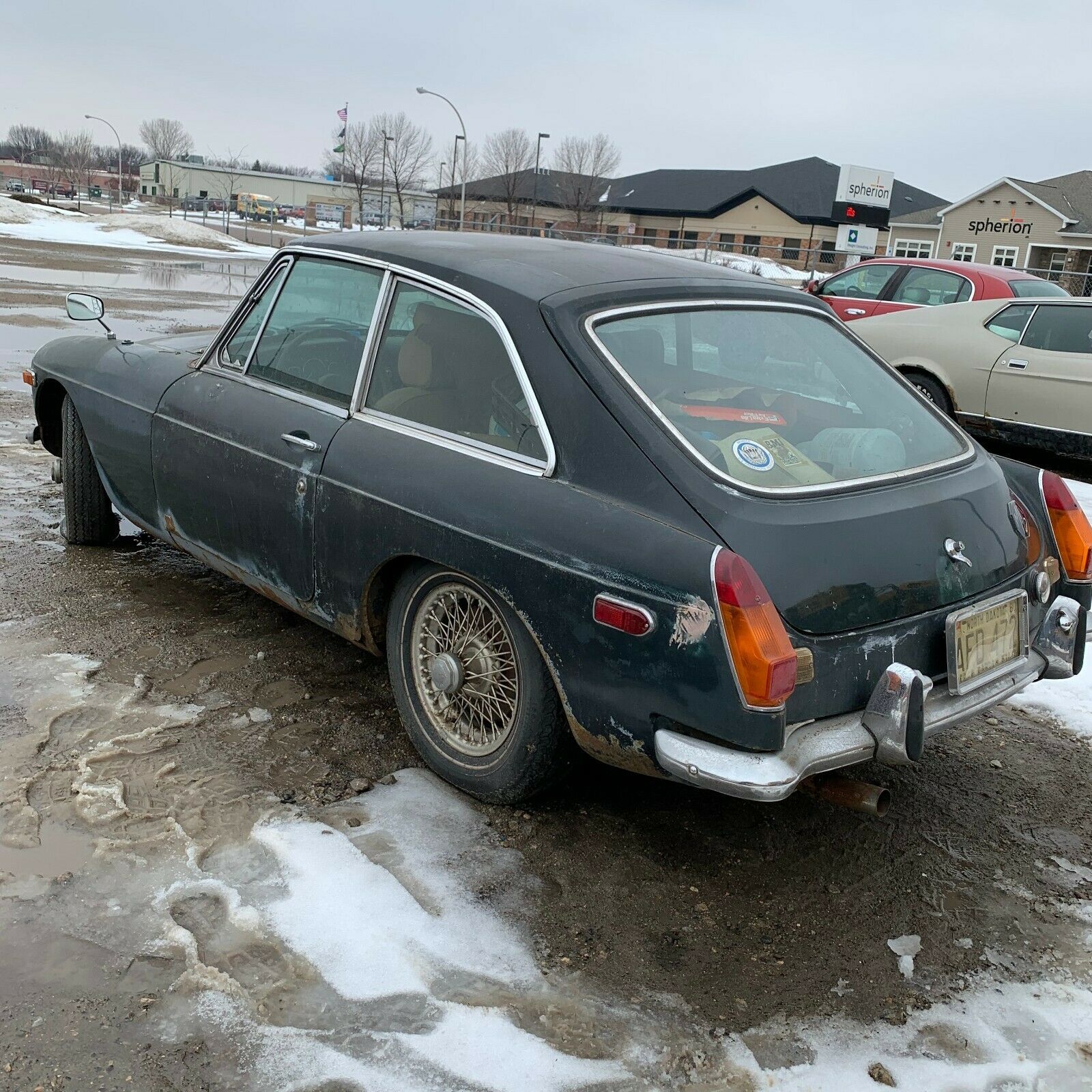 1971 Black MG MGB Hatchback