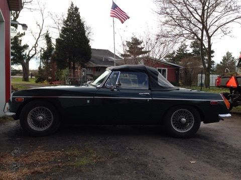 1971 Green MG MGB Convertible