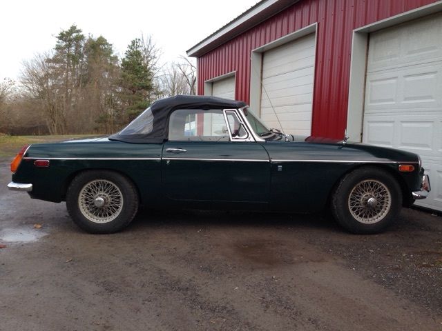 1971 Green MG MGB Convertible