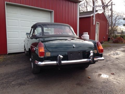 1971 Green MG MGB Convertible