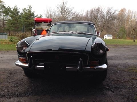 1971 Green MG MGB Convertible