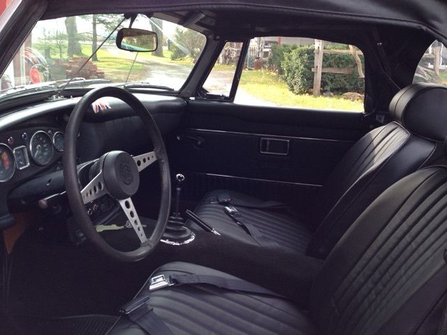 1971 Green MG MGB Convertible