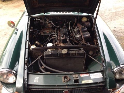1971 Green MG MGB Convertible
