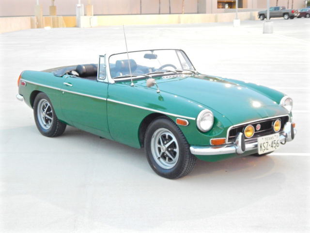1971 Green MG MGB Convertible