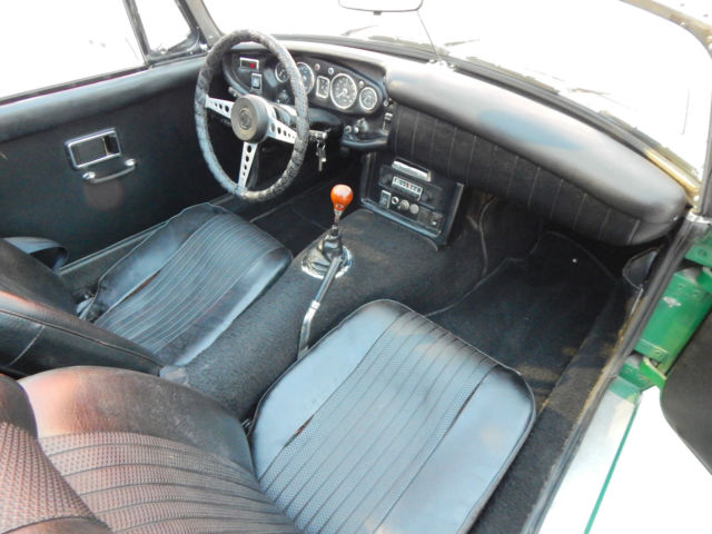 1971 Green MG MGB Convertible