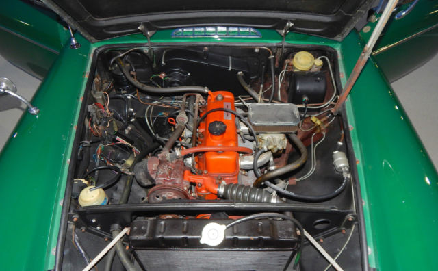 1971 Green MG MGB Convertible