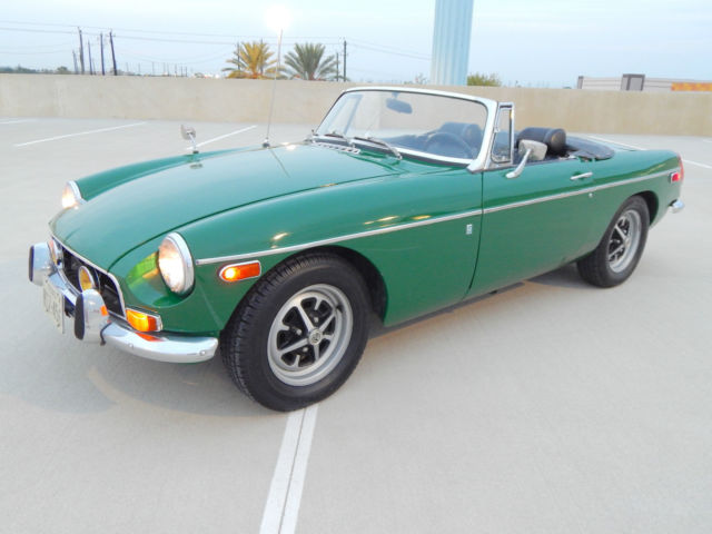 1971 Green MG MGB Convertible